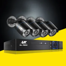 1080P HD 8CH DVR CCTV System 4 Cameras, Night Vision, UL-Tech