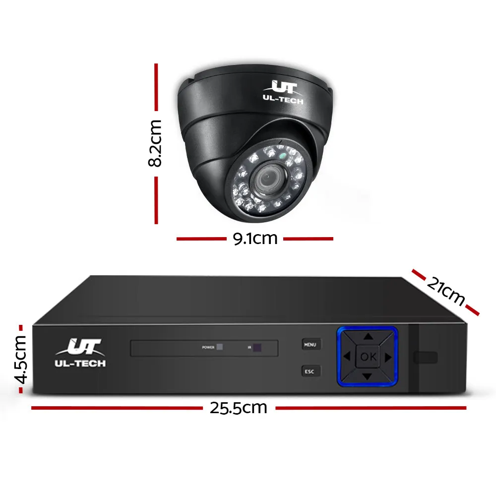 1080P HD Indoor CCTV Security System 4 Cameras 2TB | UL-Tech