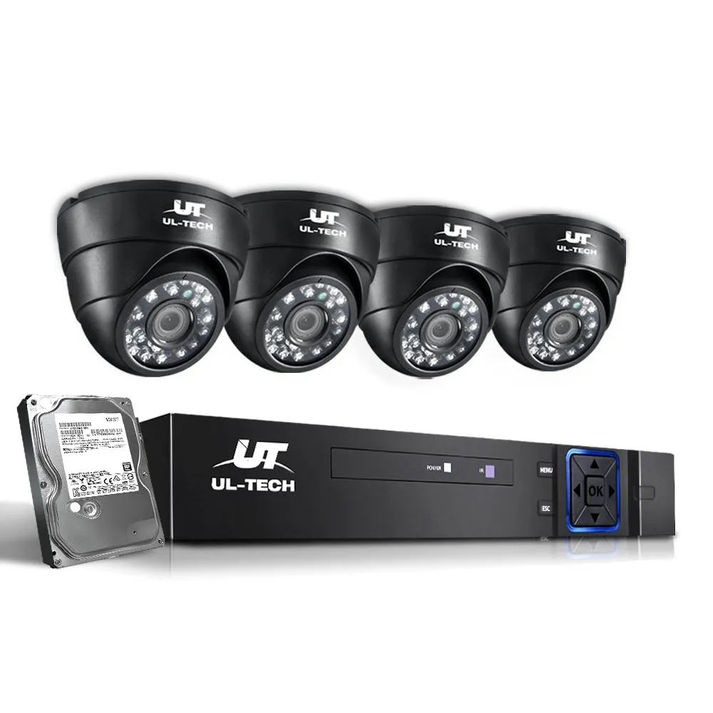 1080P HD Indoor CCTV Security System 4 Cameras 2TB | UL-Tech