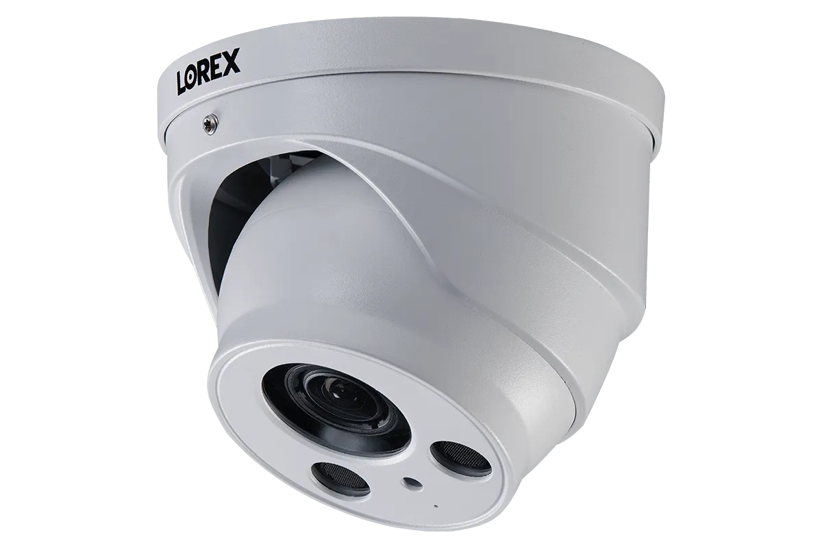 16-Channel NVR System with Eight 4K (8MP) Nocturnal Varifocal Zoom IP Dome Cameras with Listen-In Audio and 250FT Night Vision