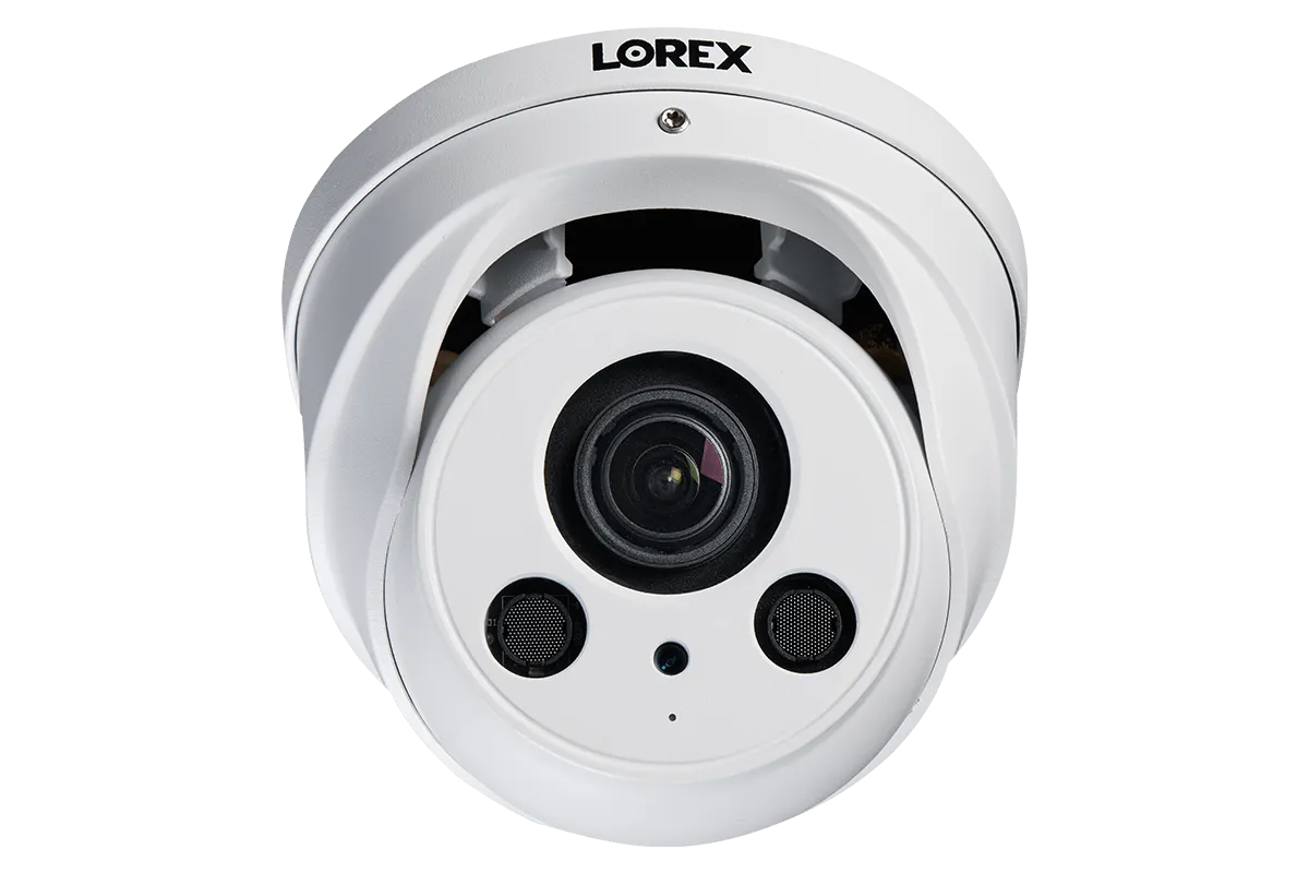 16-Channel NVR System with Eight 4K (8MP) Nocturnal Varifocal Zoom IP Dome Cameras with Listen-In Audio and 250FT Night Vision