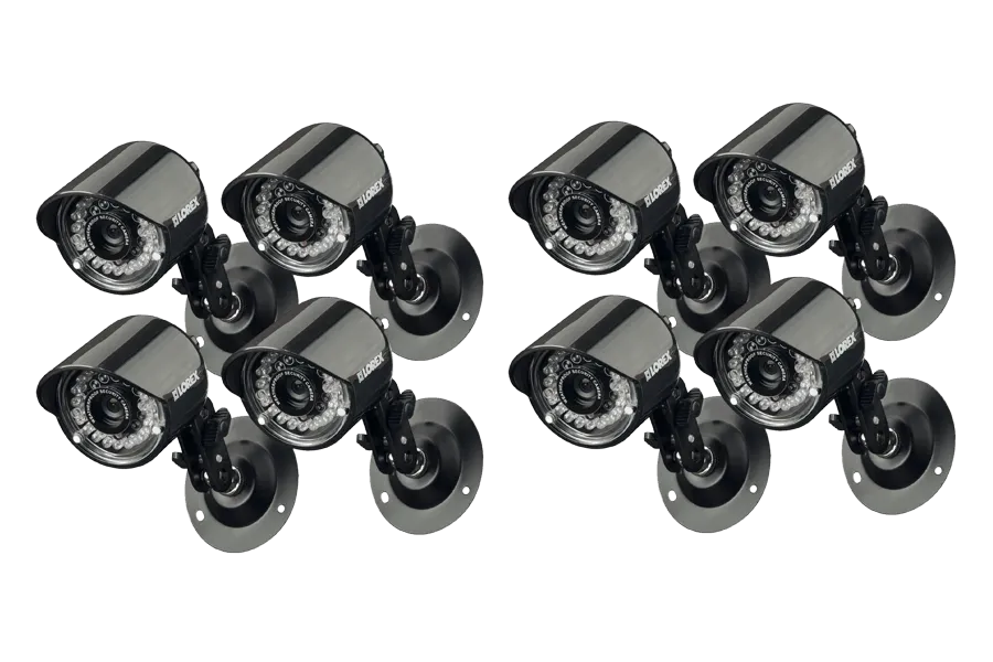 16 channel security DVR system with 8 cameras