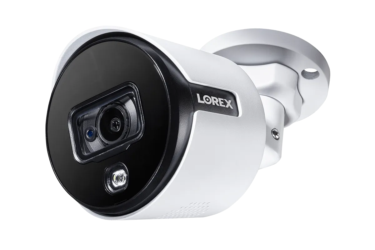 16-Channel Security System with 8 Active Deterrence 4K (8MP) Cameras featuring Smart Motion Detection and Color Night Vision