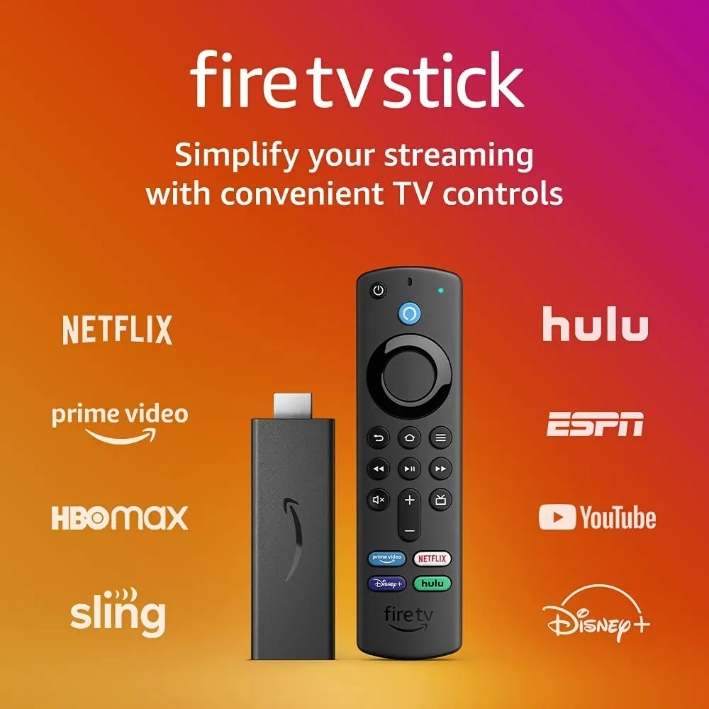 (2) Amazon Fire TV Stick (2021)   Smart Plug   Cat5 Cable   Batteries