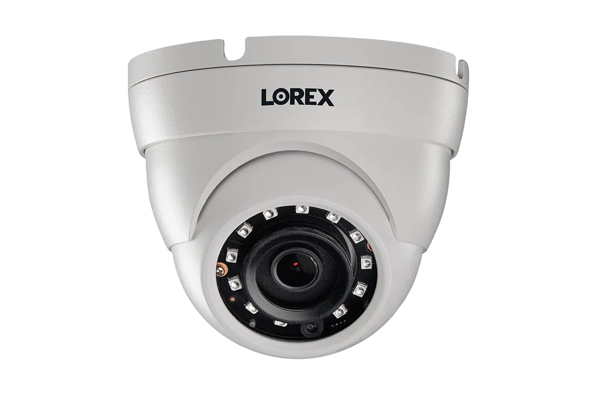 2K Super HD 8-Channel Security System with Eight 2K (5MP) Dome Cameras, Advanced Motion Detection and Voice Control