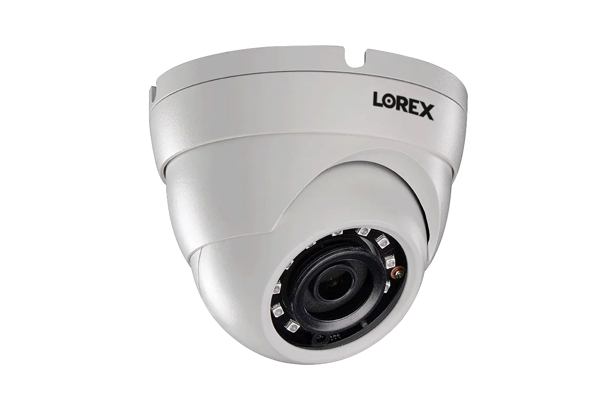 2K Super HD 8-Channel Security System with Eight 2K (5MP) Dome Cameras, Advanced Motion Detection and Voice Control