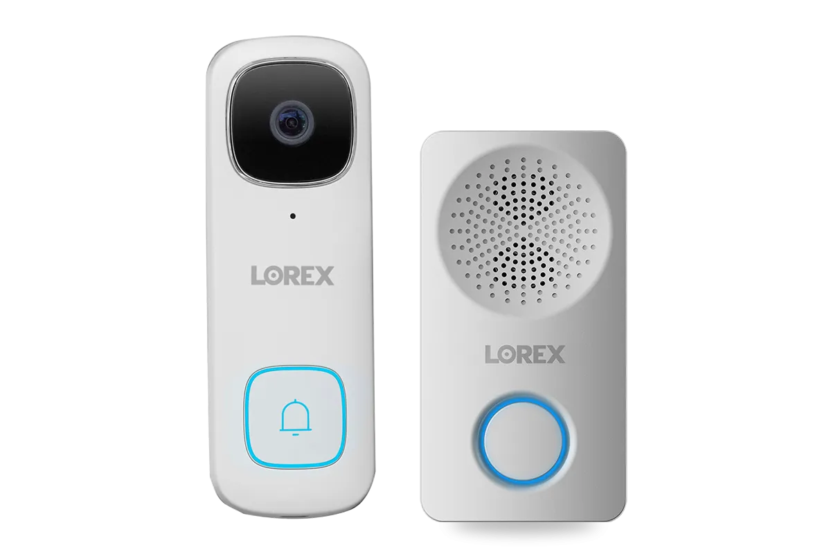 2K Wired Video Doorbell Camera and Wi-Fi Chimebox