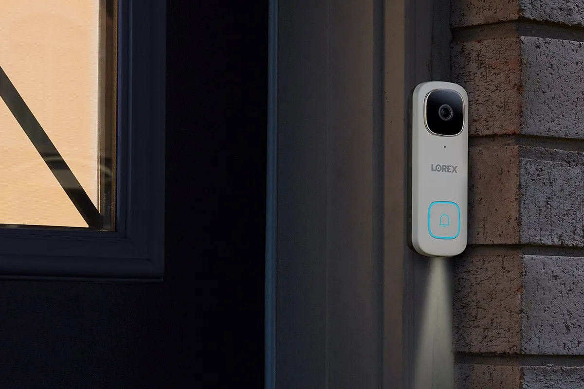 2K Wired Video Doorbell Camera and Wi-Fi Chimebox