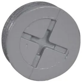 3-Pack Gray Weatherproof 1/2-Inch Closure Plugs