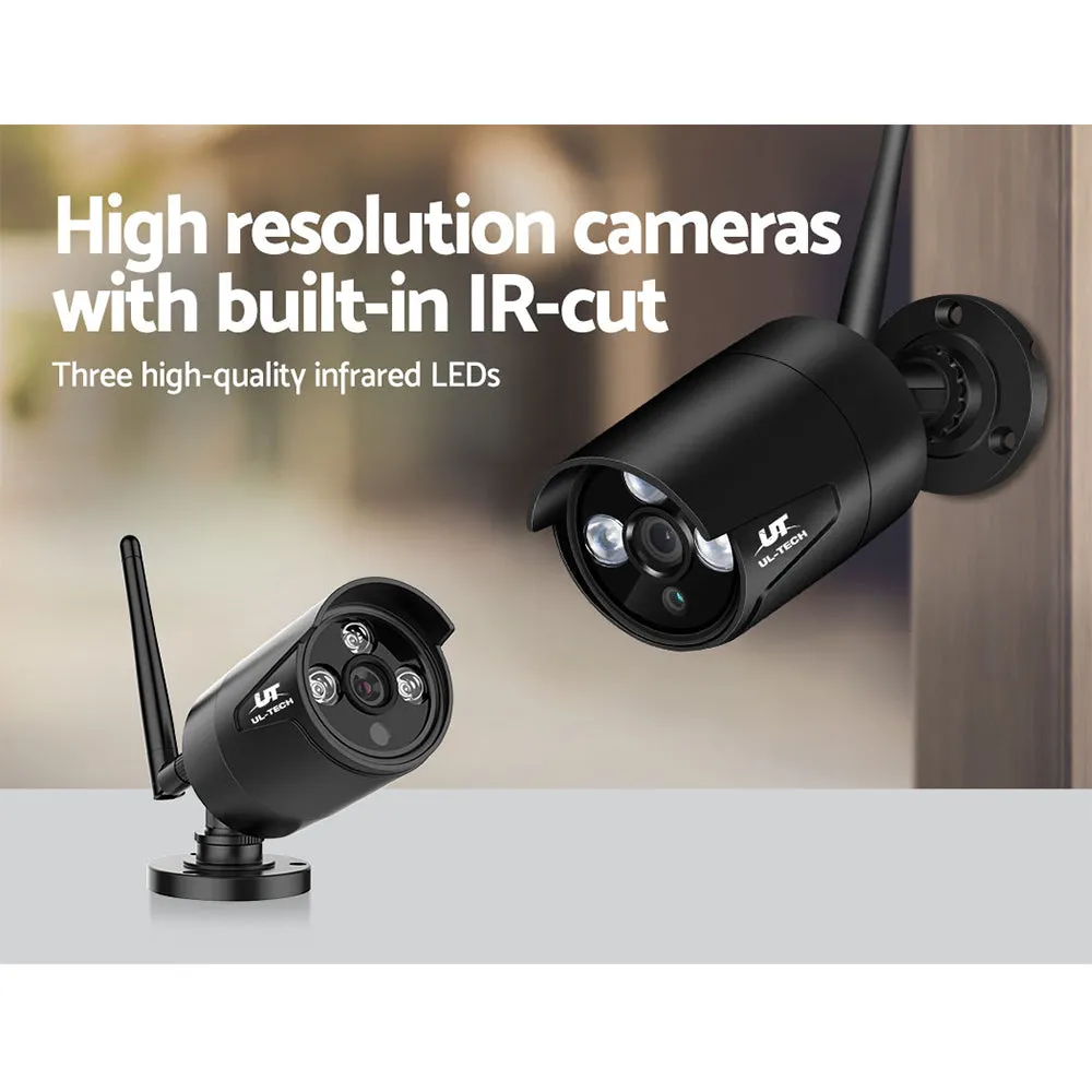 3MP HD Wireless Bullet CCTV Camera, IP66 Waterproof, UL-tech