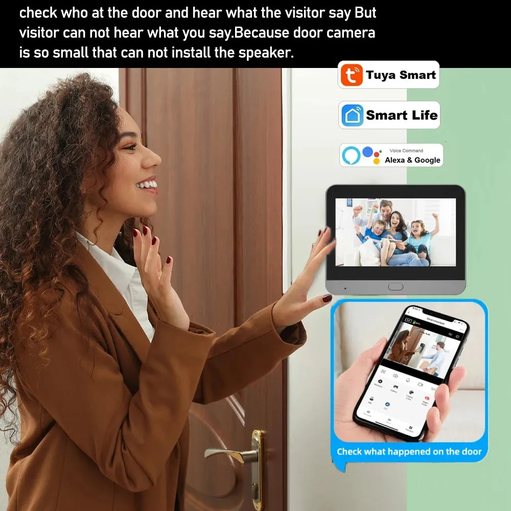 4.3 Video Peephole Wi-Fi Doorbell Camera