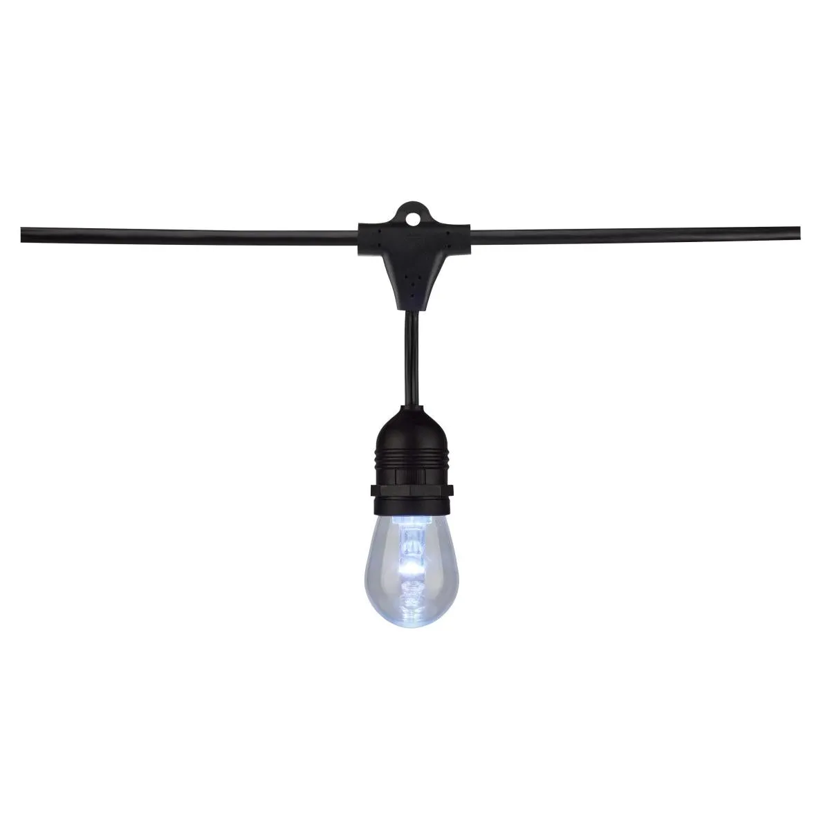 48FT, LED String Light; 15-S14 lamps, 12 Volts, RGBW with Infrared Remote