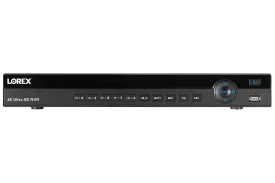 4K Ultra HD 16 Channel Security NVR, 3TB Hard Drive, POE, Records 4K (4 x 1080p) at 30FPS, with Audio Recording