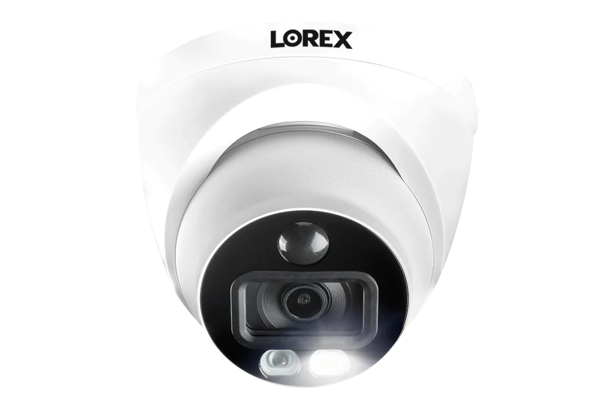 4K Ultra HD Active Deterrence Dome Security Camera