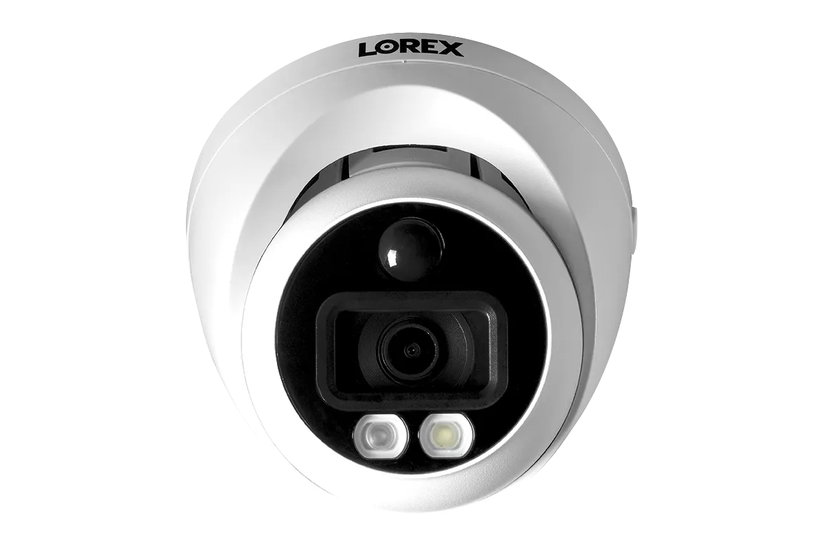 4K Ultra HD Active Deterrence Dome Security Camera