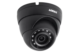 4MP Metal Dome Camera with 150FT Color Night Vision-Black