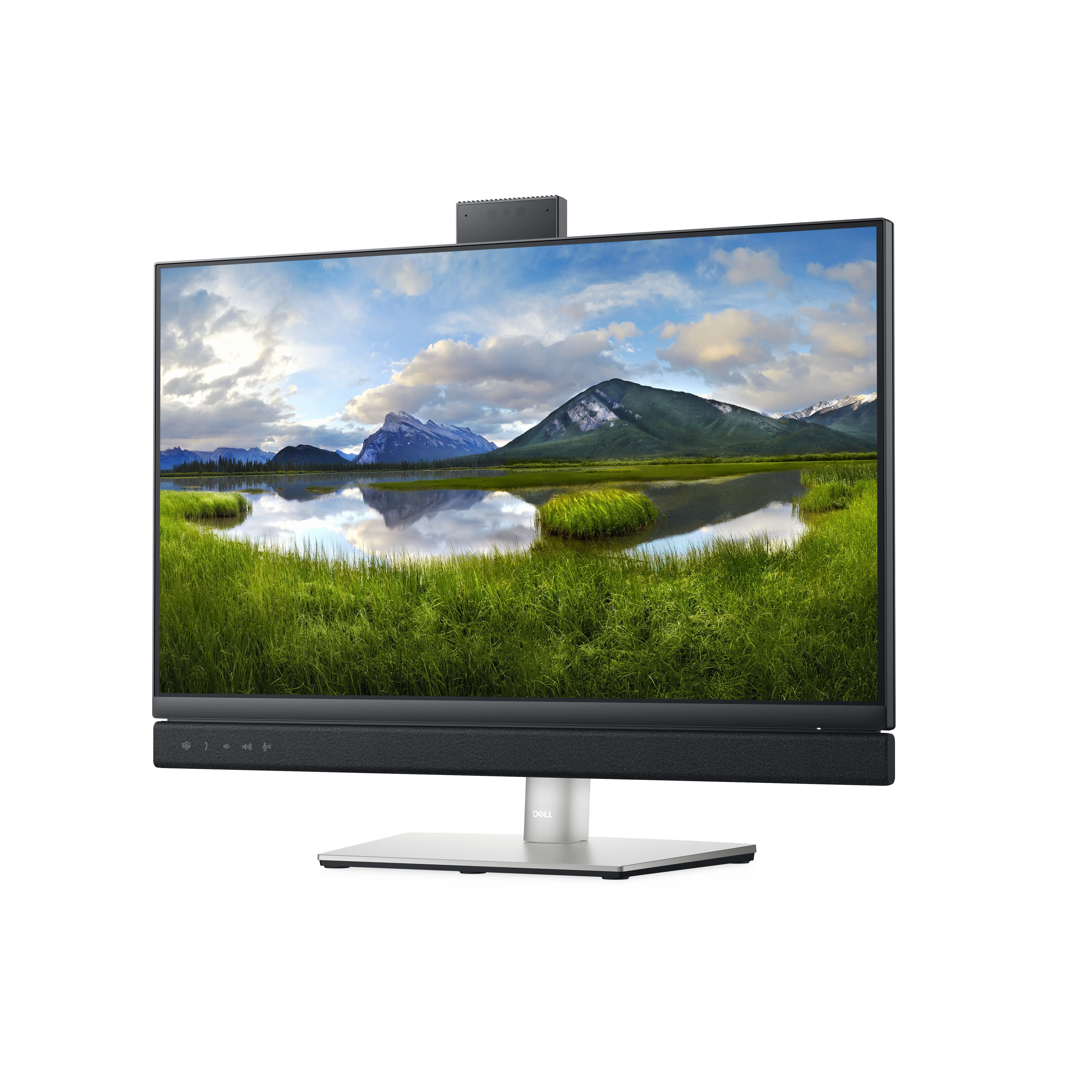 60,47Cm/23,8'' (1920X1080) Dell C2422he Video Conferencing Monitor 5Mp-Cam 16:9 8Ms Ips Hdmi Displaport Usb-C Vesa Pivot