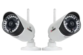 720p HD Weatherproof Wireless Security Cameras with Receiver