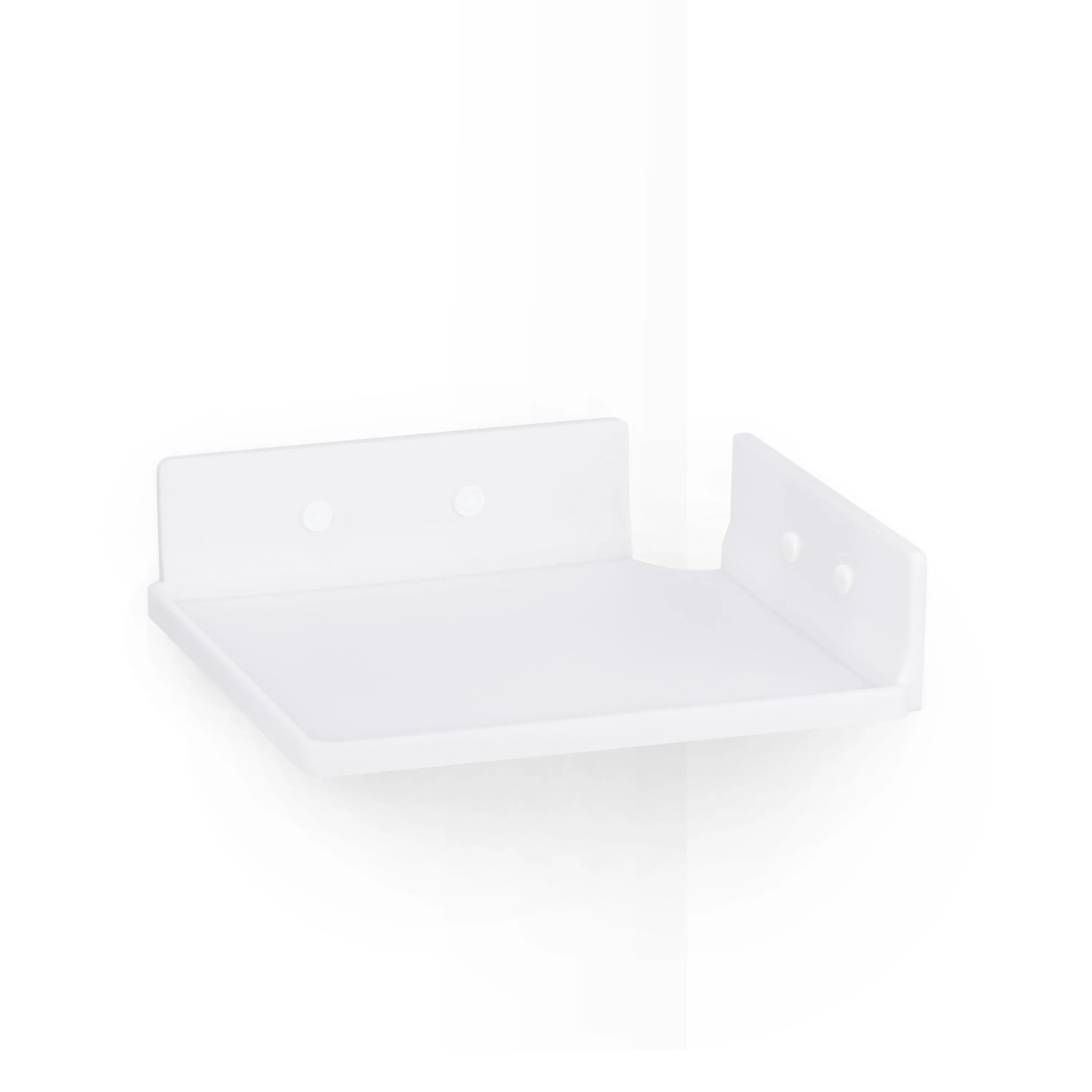 9" Small Corner Shelf Mount,  Adhesive & Screw In, for Speakers, Cameras, Baby Monitors, Plants, Books Electronics, Collectibles & More, Floating Shelves