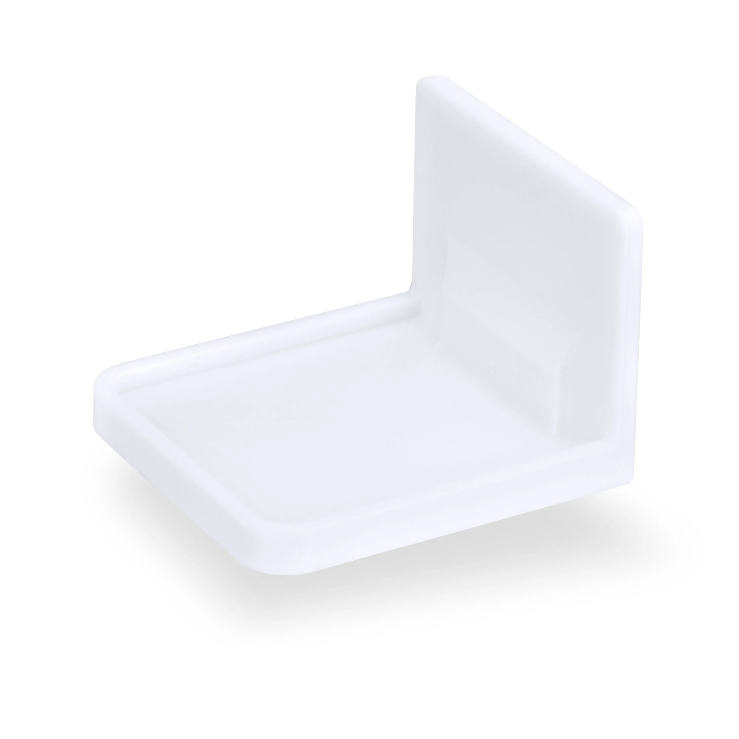 Adhesive Small Square Floating Shelf for Security Cameras, Baby Monitors, Speakers, Plants & More