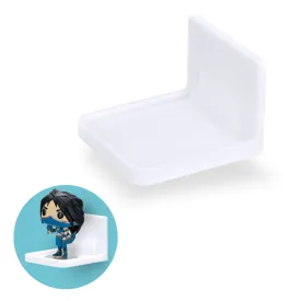 Adhesive Small Square Floating Shelf for Security Cameras, Baby Monitors, Speakers, Plants & More