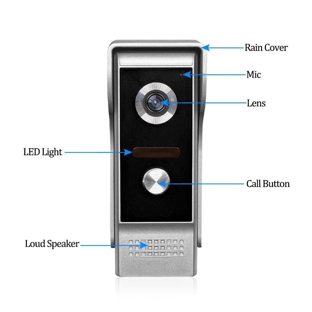 AnjieloSmart 4.3'' TFT LCD Wired Door Camera Video Doorbell System Doorphone