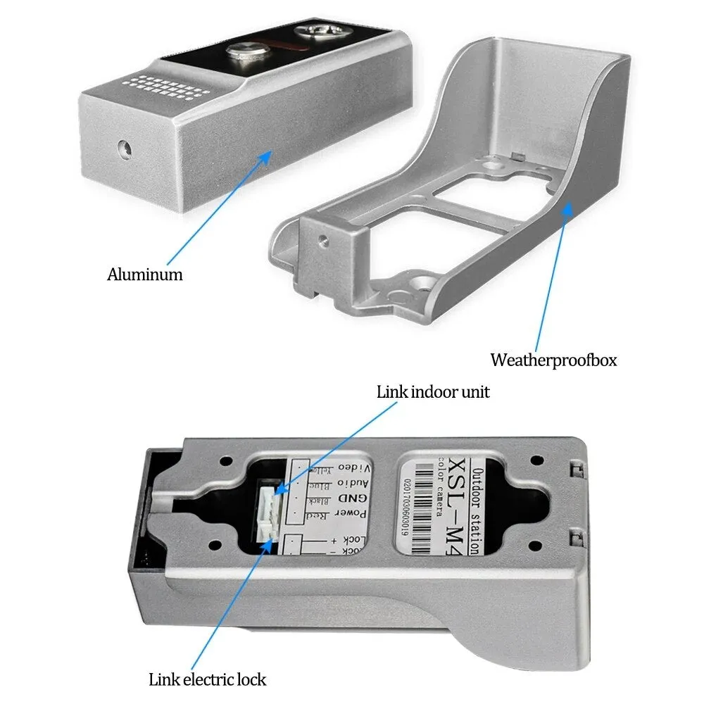 AnjieloSmart 4.3'' TFT LCD Wired Door Camera Video Doorbell System Doorphone