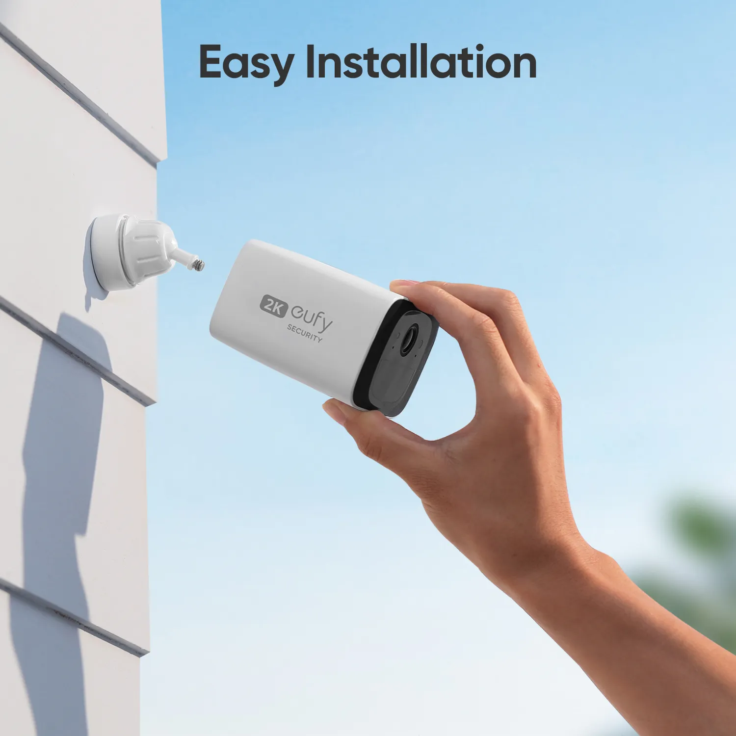 Anker T8B00 eufyCam S210 eufyCam 2C Wireless Outdoor Camera 2K Resolution No Monthly Fee Wireless 2.4 GHz Wi-Fi HomeBase 3 Compatible