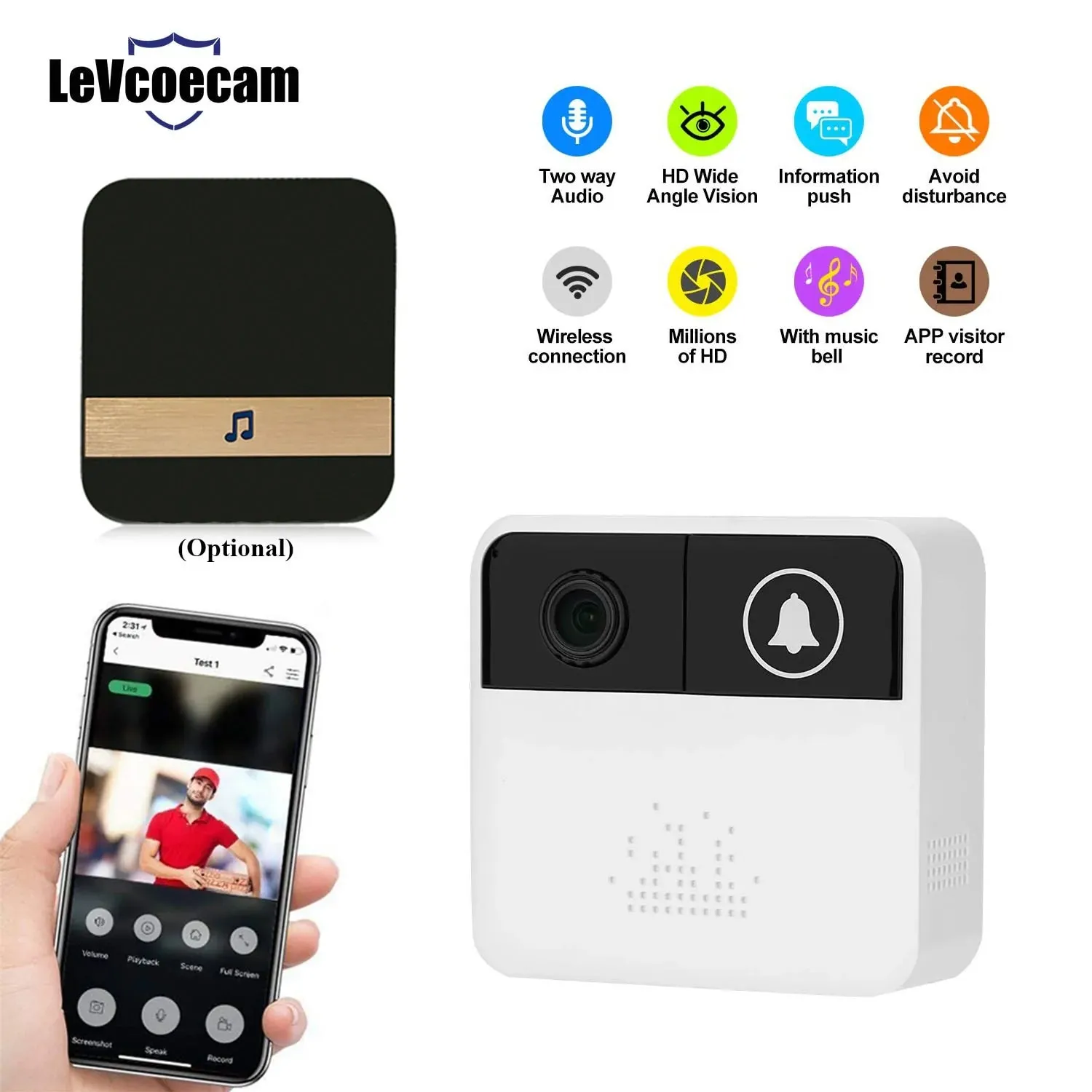 Anti Theft Real Time Digital Doorbell