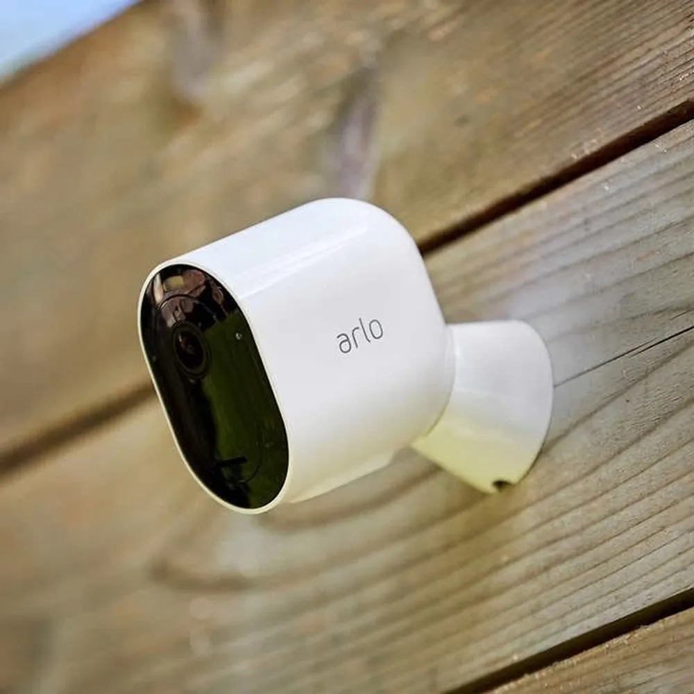 Arlo Pro 4 Spotlight 4 Camera Security Bundle - White