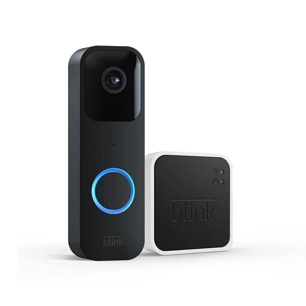 Blink Video Doorbell   Sync Module 2 | Two-way audio.