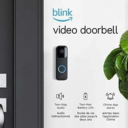 Blink Video Doorbell   Sync Module 2 | Two-way audio.