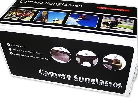 DVR Sunglasses for Surveillance w/ Video/Audio Recording Capability