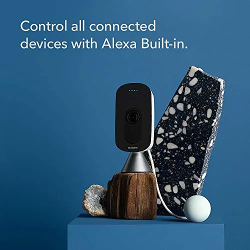 ecobee SmartCamera w/Voice Control   2X SmartSensor   4X SmartSensor for Doors & Windows