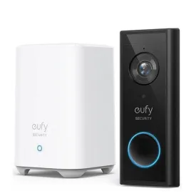 EUFY VIDEO DOORBELL 2K (BATTERY-POWERED) WITH HOMEBASE 2 E82101W4