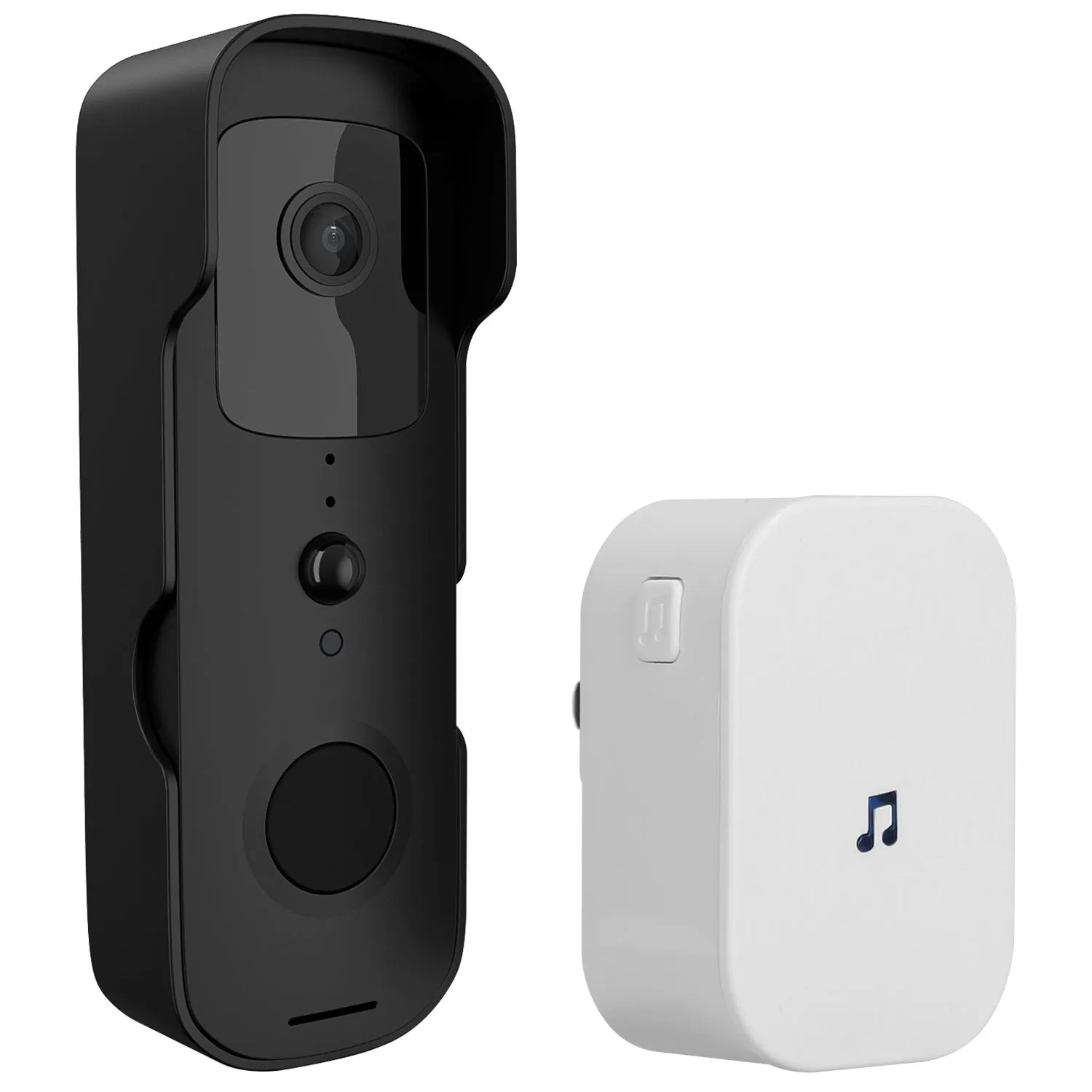 Fresh Fab Finds Wireless Smart Wi-Fi Video Doorbell Security Phone Doorbell Intercom Camera Two Way Audio Night Vision 1080P Motion Detection Battery Operated