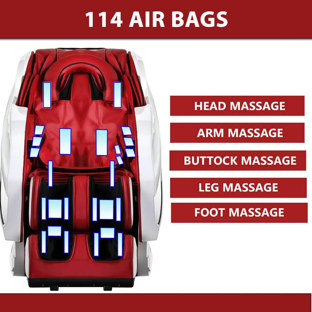 Full Body | Zero Gravity Massage Chair (Free Installation & Demo) for Home Stress & Pain Relief with 4D Plus intelligent technology | Dedicated Foot & Calf Massage (Model: PMC-4900)