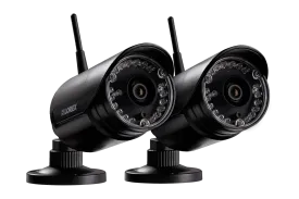 HD 720p Outdoor Wireless Security Cameras, 135ft Night Vision (2-pack)