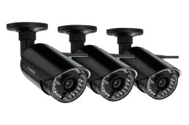 HD 720p Outdoor Wireless Security Cameras, 135ft Night Vision (3-pack)