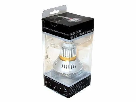 Hidden Nightvision Bulb Surveillance Camera Motion Activated Camcorder