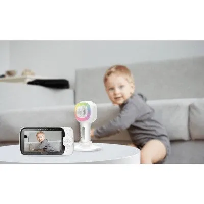 Hubble Connected Nursery Pal Cloud 5" Smart HD Twin Baby Monitor with Night Light