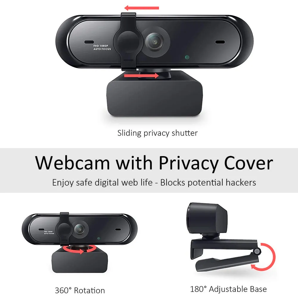 HW3 Webcam with Privacy Shutter