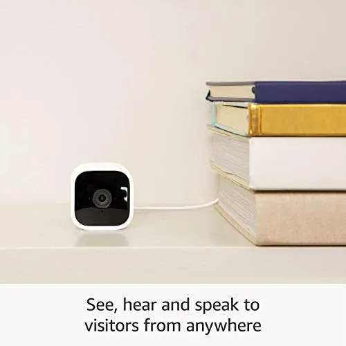 Introducing Blink Mini | Compact indoor plug-in smart security camera, 1080p HD video, motion detection, Works with Alexa | 1 Camera