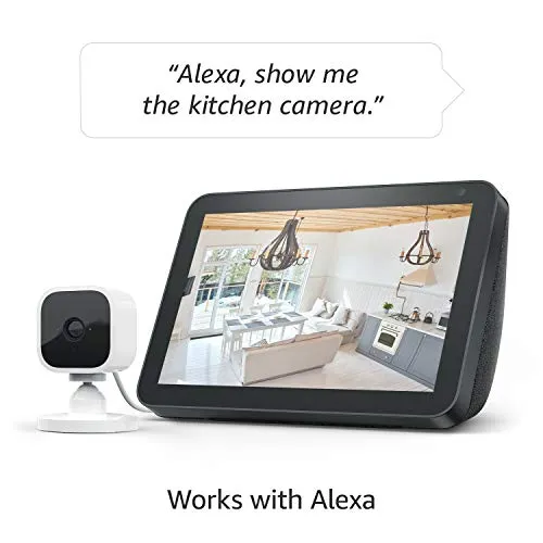 Introducing Blink Mini | Compact indoor plug-in smart security camera, 1080p HD video, motion detection, Works with Alexa | 1 Camera