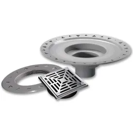 Laticrete Hydro Ban Bonding Flange Drain w/ 4" Drain Grate