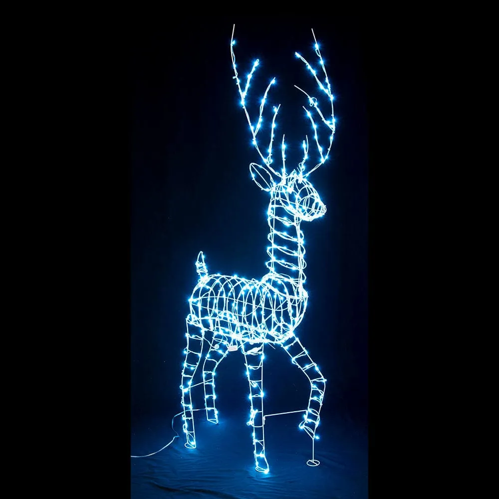 LED Lightshow Giant Reindeer with Remote (180cm)