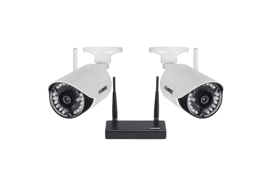 LH041 Eco Series 4-Channel Security Camera System with Weatherproof Wireless Cameras