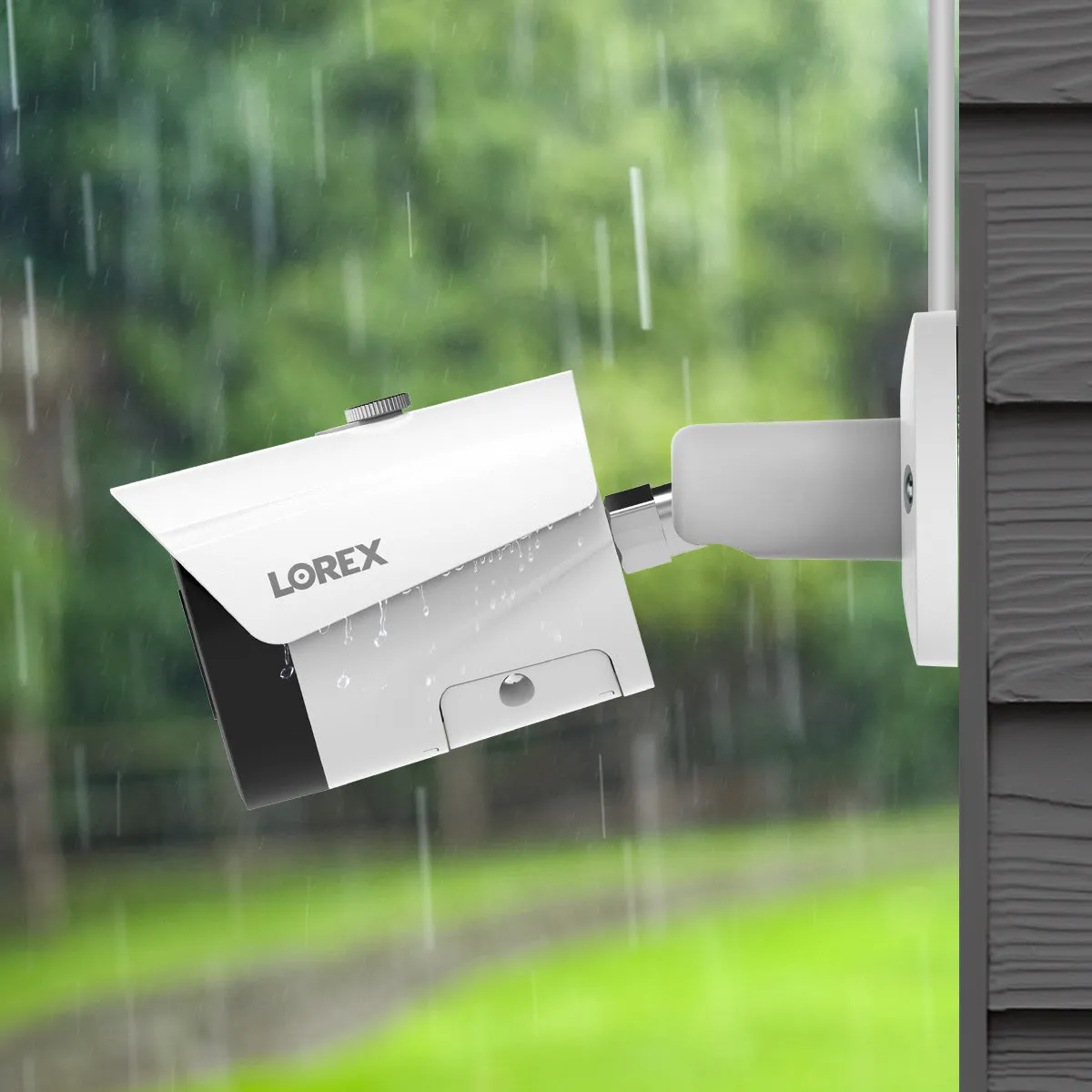 Lorex A14 IP Wired Bullet Security Camera with Listen-In Audio and Smart Motion Detection