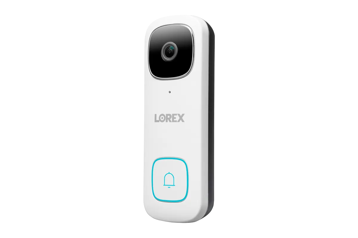 Lorex Fusion 4K (16 Camera Capable) 3TB Wired NVR System with 12 IP Bullet Cameras, 2K Video Doorbell, One 1080P Floodlight and Smart Sensor Kit