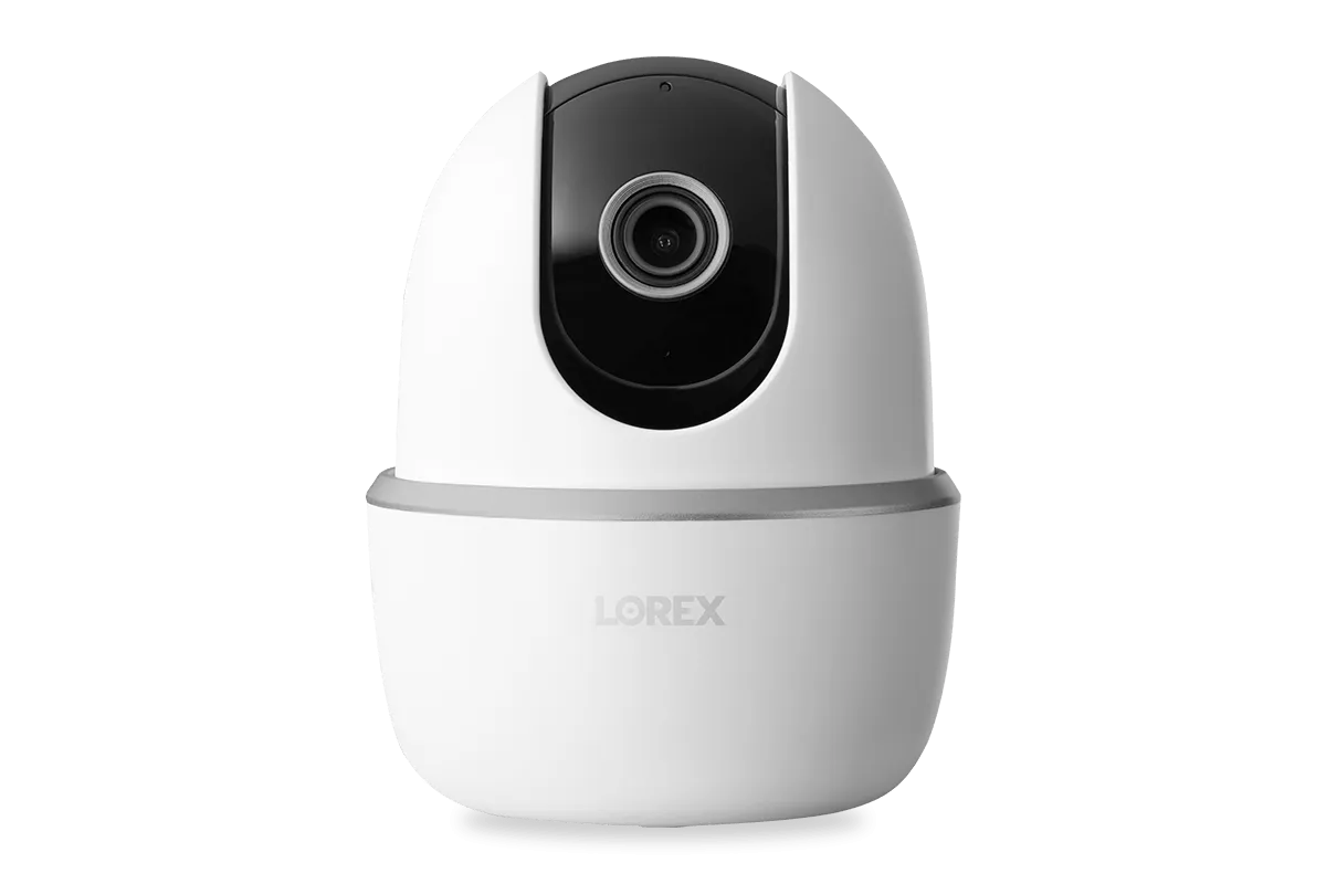 Lorex Smart Home Security Center with 2 Outdoor Cameras, 2 2K Pan-Tilt Indoor Cameras and 2K Doorbell